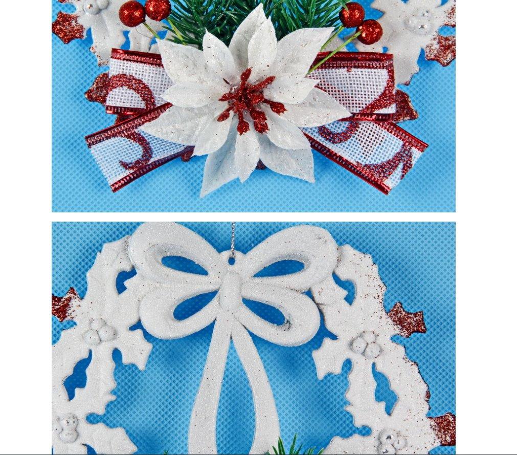 Christmas decoration plastic wreath pendant - Christmas Trees USA