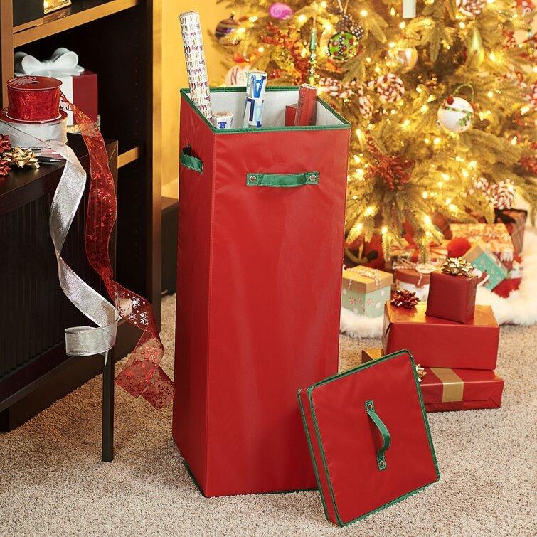 Christmas Gift Wrap Storage Box - Christmas Trees USA