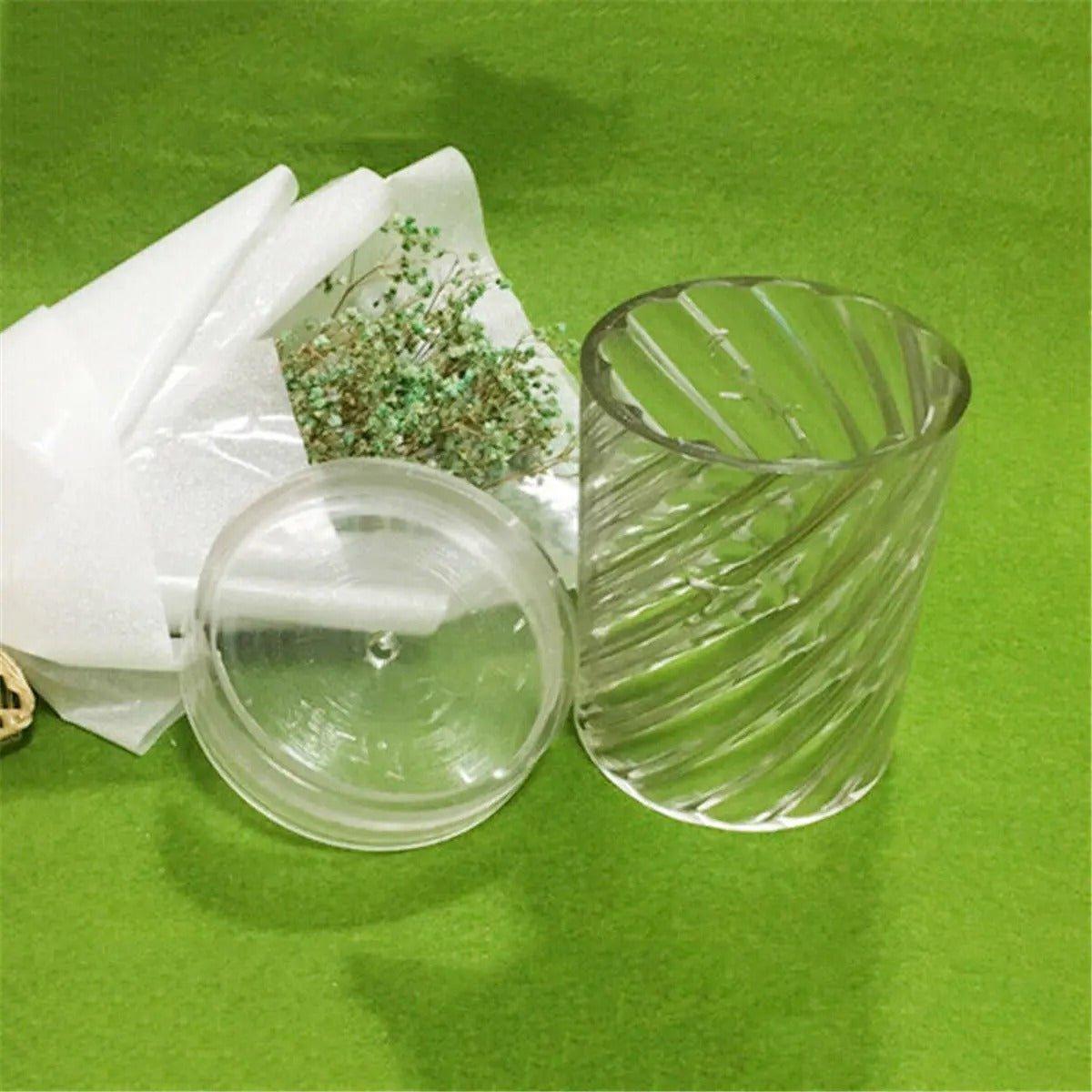 Candle Mold Plastic Spiral Shape DIY Craft Tool - Christmas Trees USA