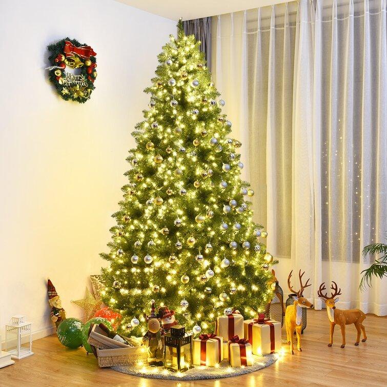 Artificial Christmas Tree with Single Colored Lights - Christmas Trees USA