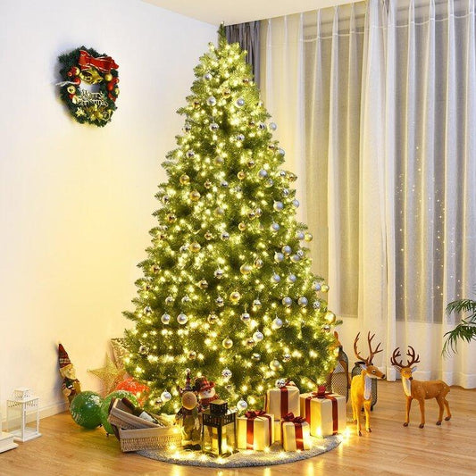 Artificial Christmas Tree with Single Colored Lights - Christmas Trees USA