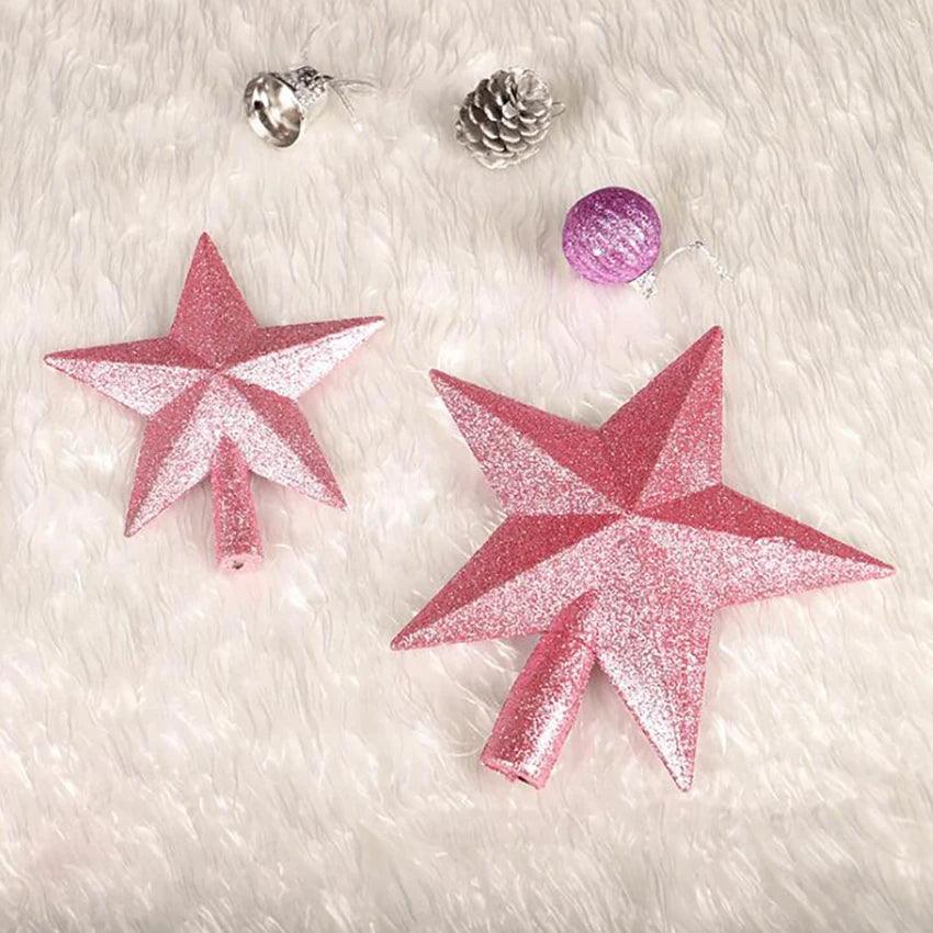 Christmas Tree Top Glitter Stars