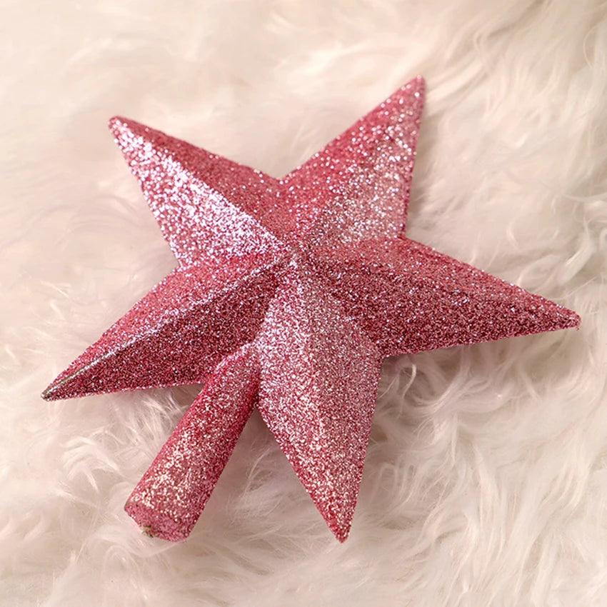 Christmas Tree Top Glitter Stars