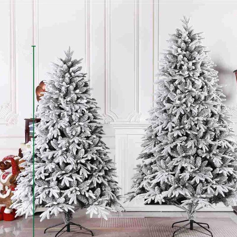 Artificial Snow Densified Flocking Tree PVC - Christmas Trees USA