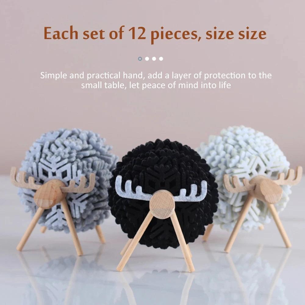 Round Coasters Table Decor
