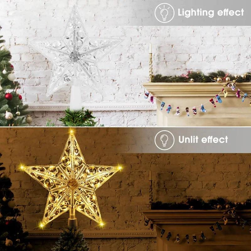 Christmas Tree Star Xmas Tree Topper