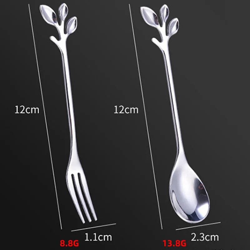 Christmas Tableware Set Stainless Steel Dinnerware
