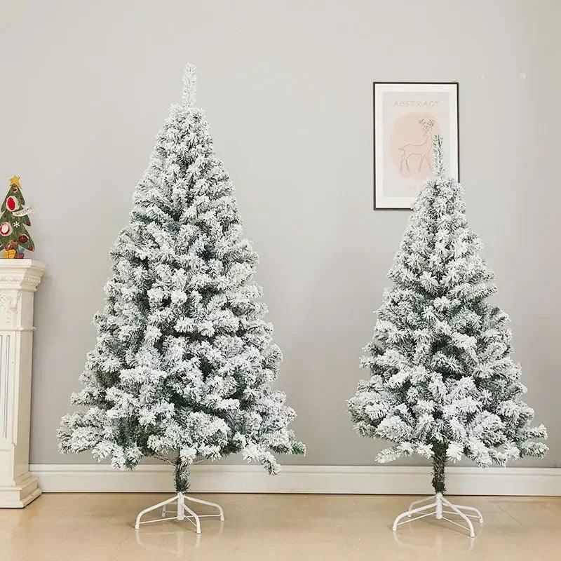 White Cedar Flocking Snowy Christmas Tree
