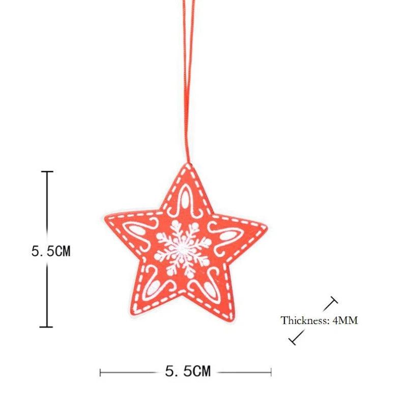 Christmas Tree Craft Wooden Ornaments