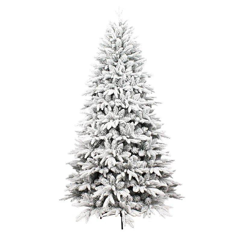 Artificial Snow Densified Flocking Tree PVC - Christmas Trees USA