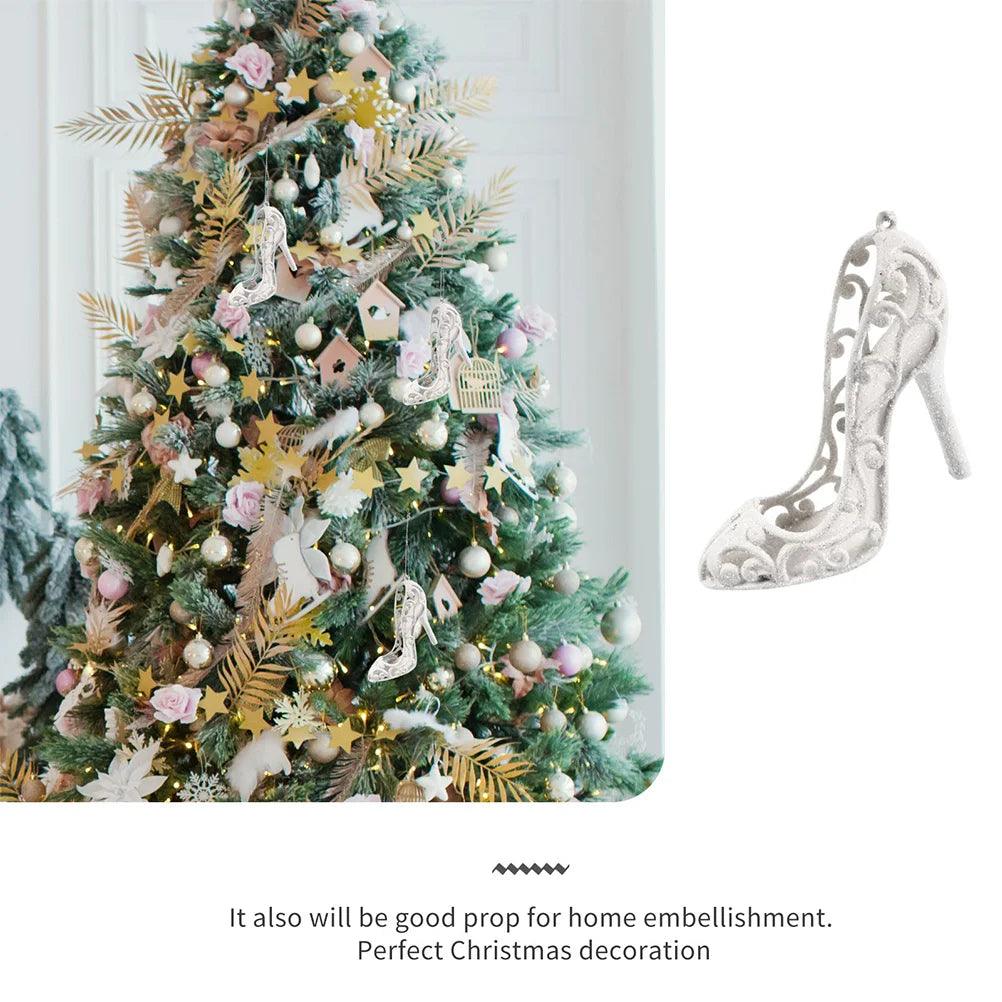12-Piece High Heel Christmas Ornament Set