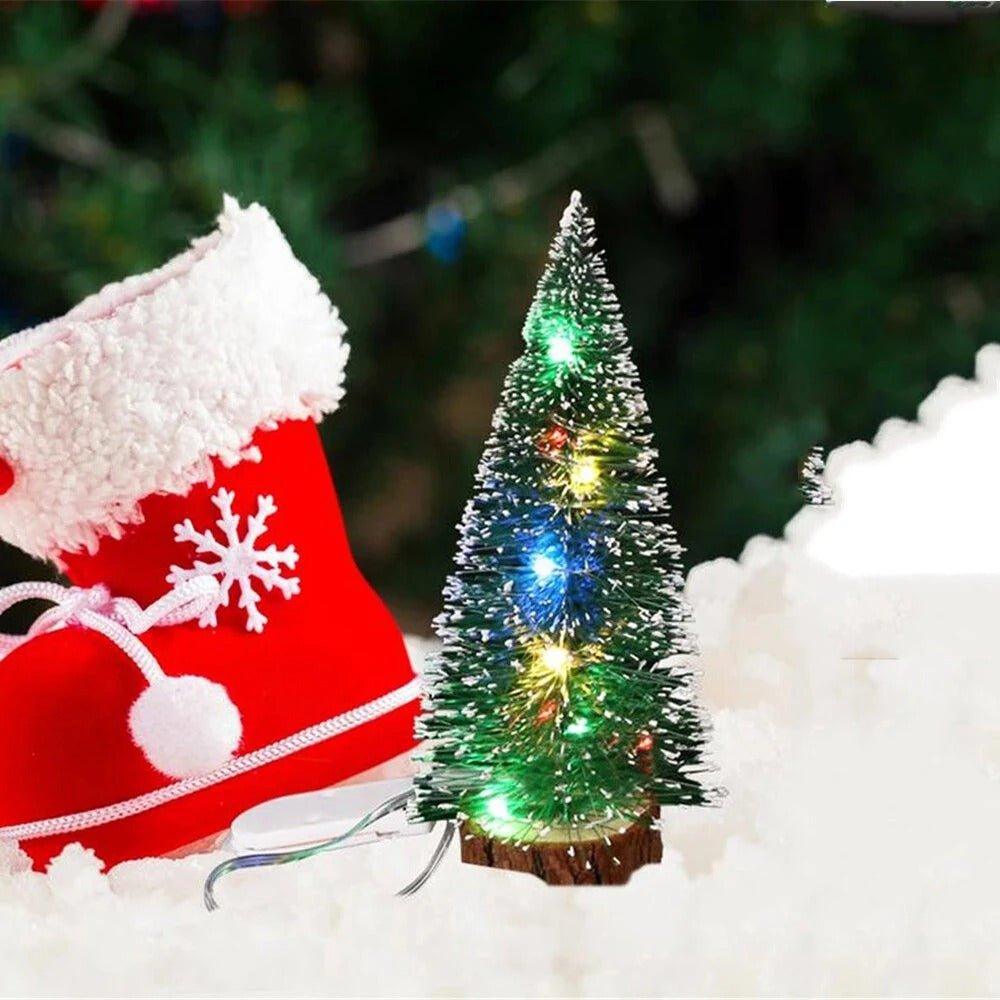 Christmas LED Lights Mini Decorative Tree - 15cm - Christmas Trees USA