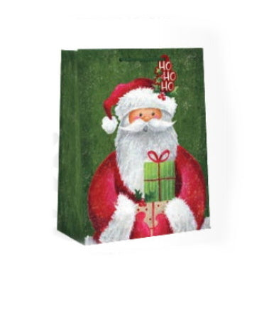 Country Christmas Gift Bag - Cub - Santa Ho Ho Ho