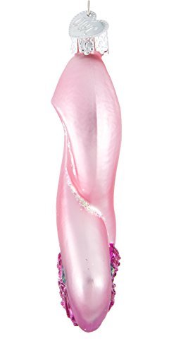 Old World Christmas Pink Ribbon With Roses