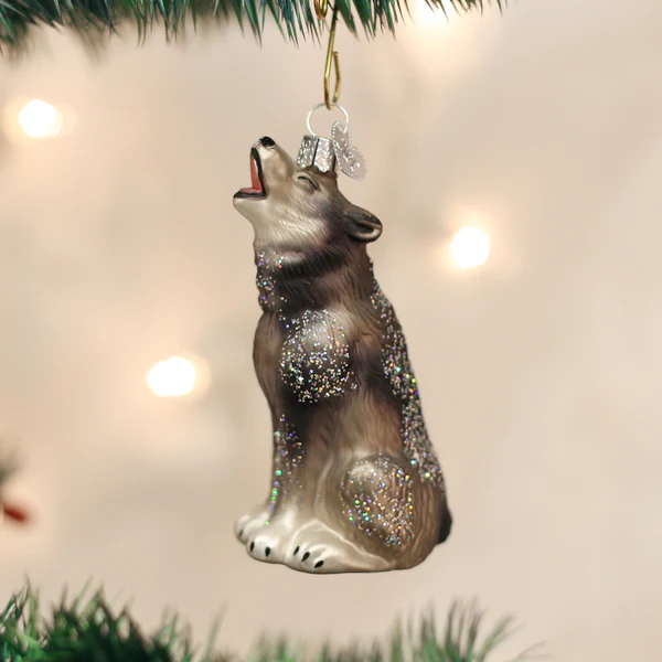 Old World Christmas Howling Wolf