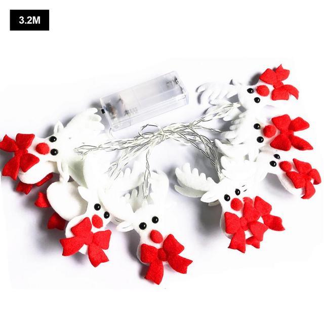 Christmas Fairy Lights Deer LED Lights Battery - Christmas Trees USA