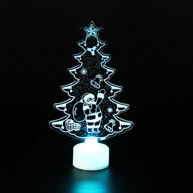 Christmas Home Decoration Colorful 3D LED Lamps - Christmas Trees USA