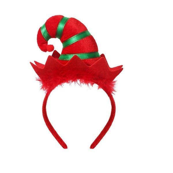 Blinking Green Christmas Tree Headband - Christmas Trees USA