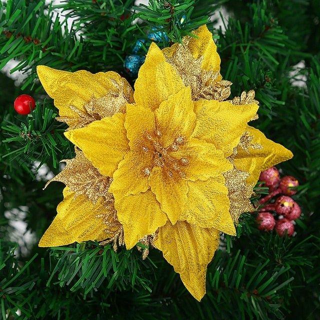 Artificial Flowers For Christmas Decoration - Christmas Trees USA