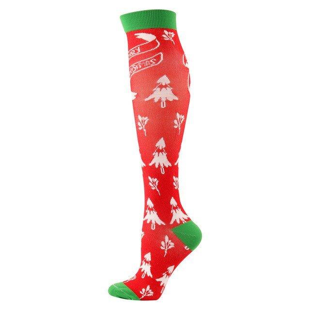 Christmas Gift Warm Compression Stockings - Christmas Trees USA