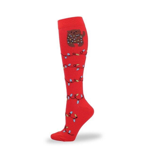 Christmas Gift Warm Compression Stockings - Christmas Trees USA