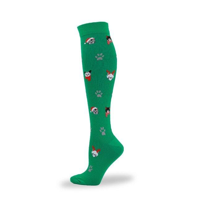 Christmas Gift Warm Compression Stockings - Christmas Trees USA