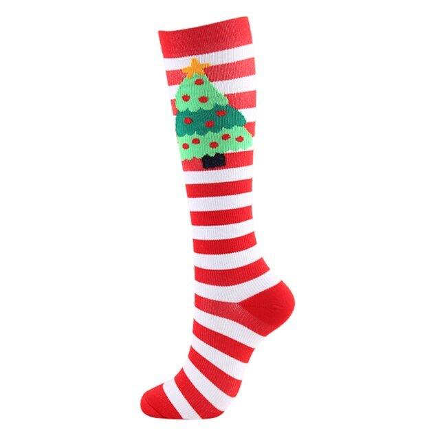 Christmas Gift Warm Compression Stockings - Christmas Trees USA