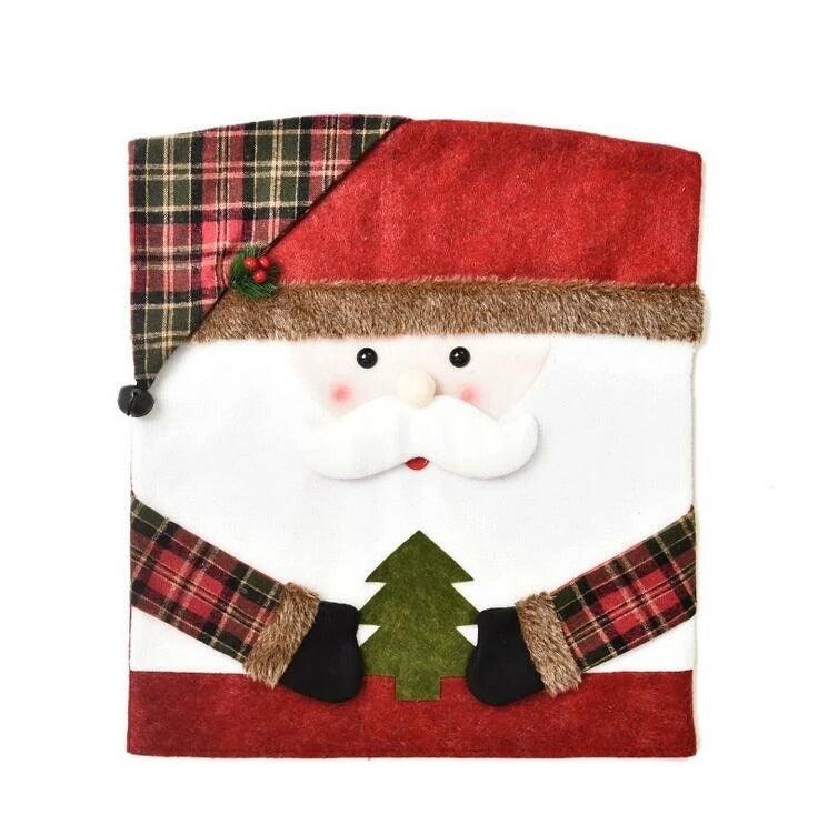 Santa Claus Printed Non-Woven Chair Cover