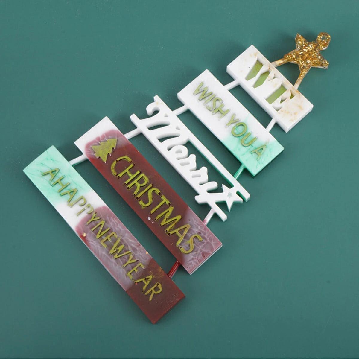 Christmas Wish Silicone Jewelry Casting Mold Resin Epoxy Mould Craft