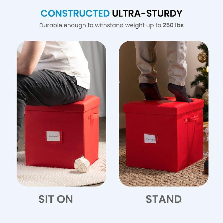 New 64 Slots Christmas Ornament Storage