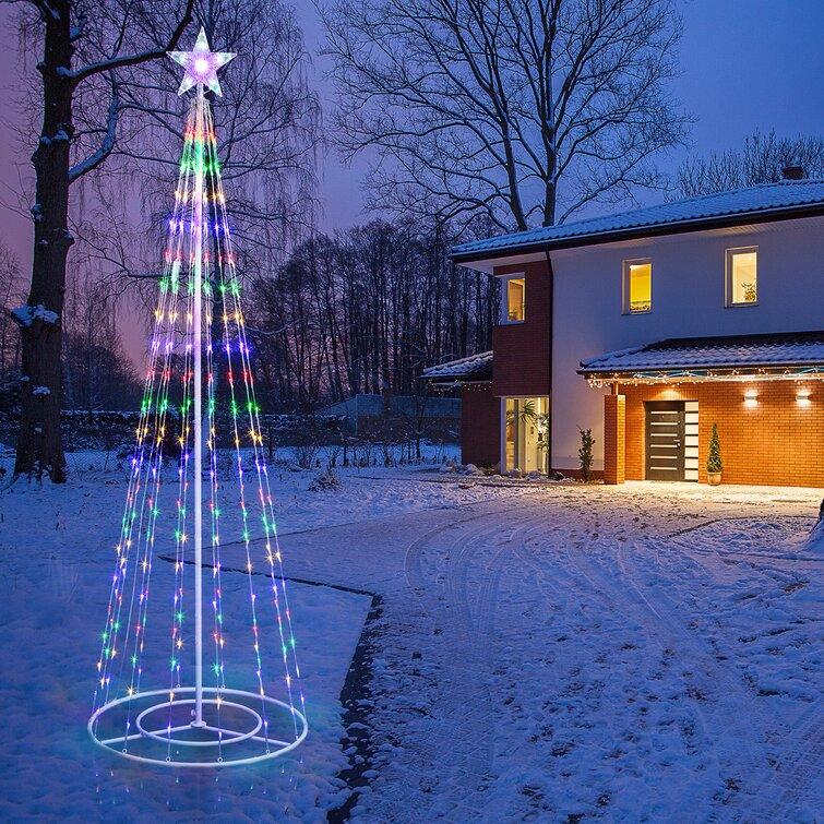 Christmas Tree Shaped String Light With Star Top