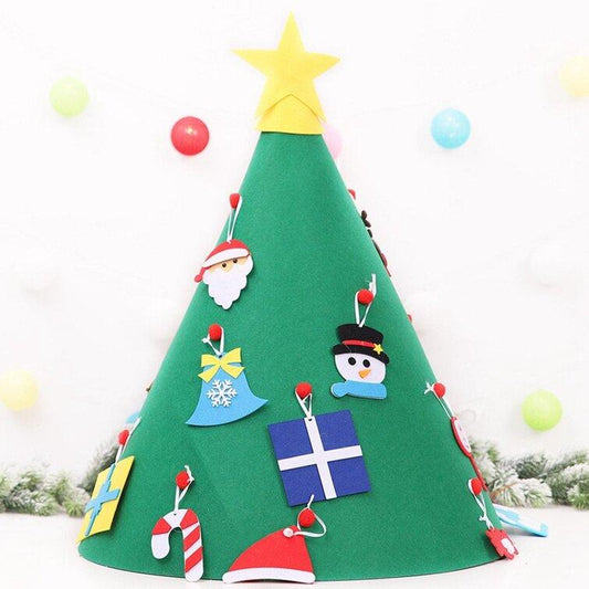 New 3D DIY Christmas Tree With Ornaments