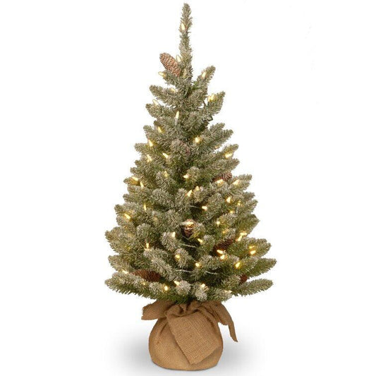 Green Artificial Christmas Fir Tree With 50 LED Light