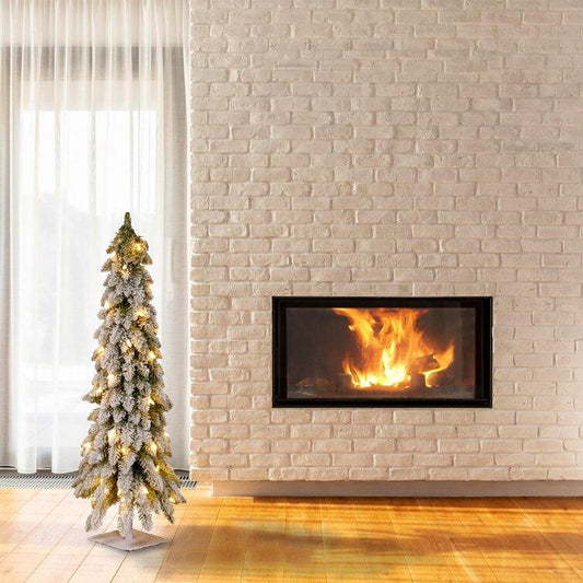 3' White Fir Trees Artificial Christmas Tree with 50 Clear Lights