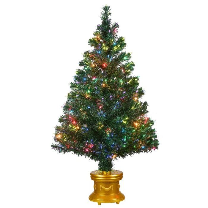 48'' Lighted Artificial Pine Christmas Tree