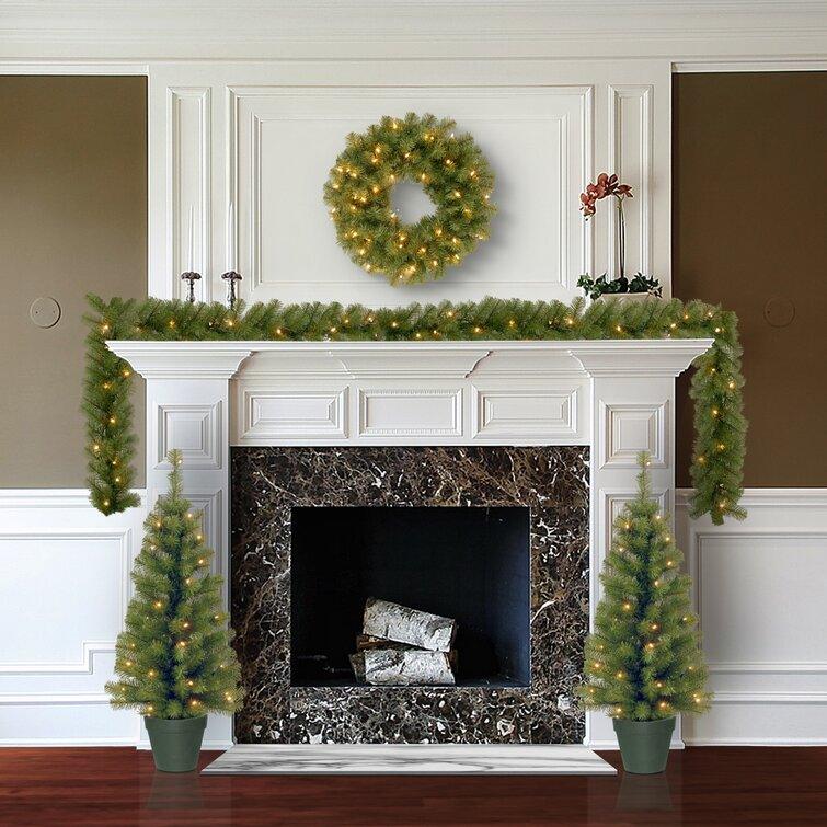 Green Spruce Artificial Christmas Tree With 35 Clear Lights