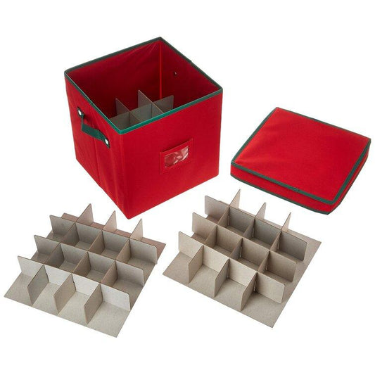 Christmas Multi-Purpose Storage Box – Organize and Protect Holiday Ornaments