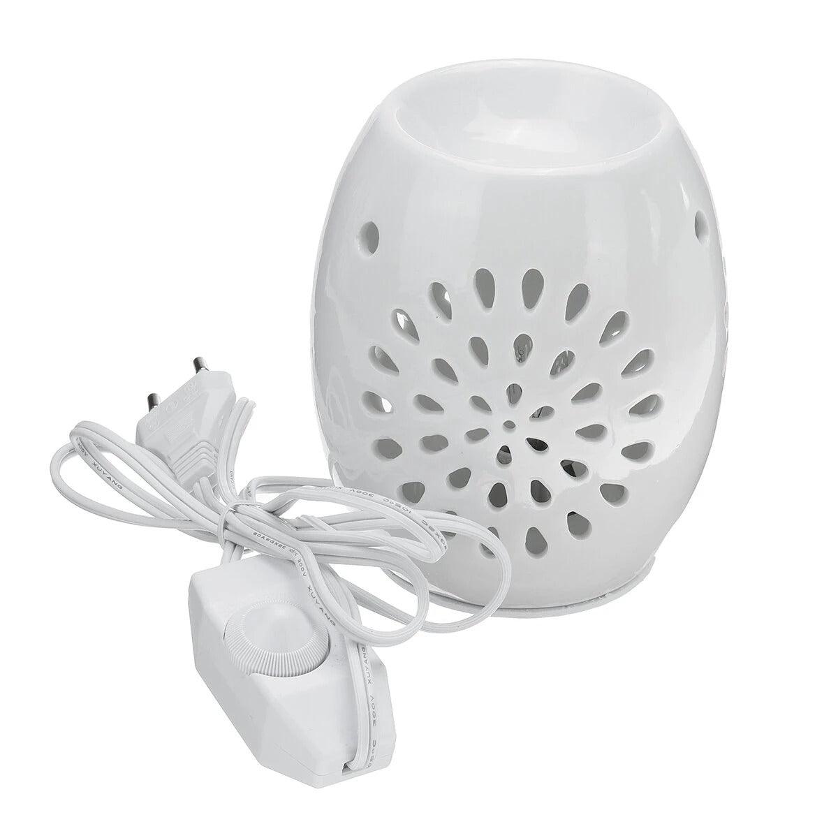 Electric Floral Wax Melt Burner Essential Oil Candle Melt Wax Warmer