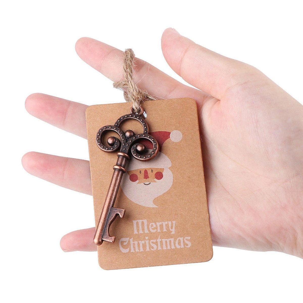 10Pcs Xmas Tree Ornaments Santa Magic Key - Christmas Trees USA