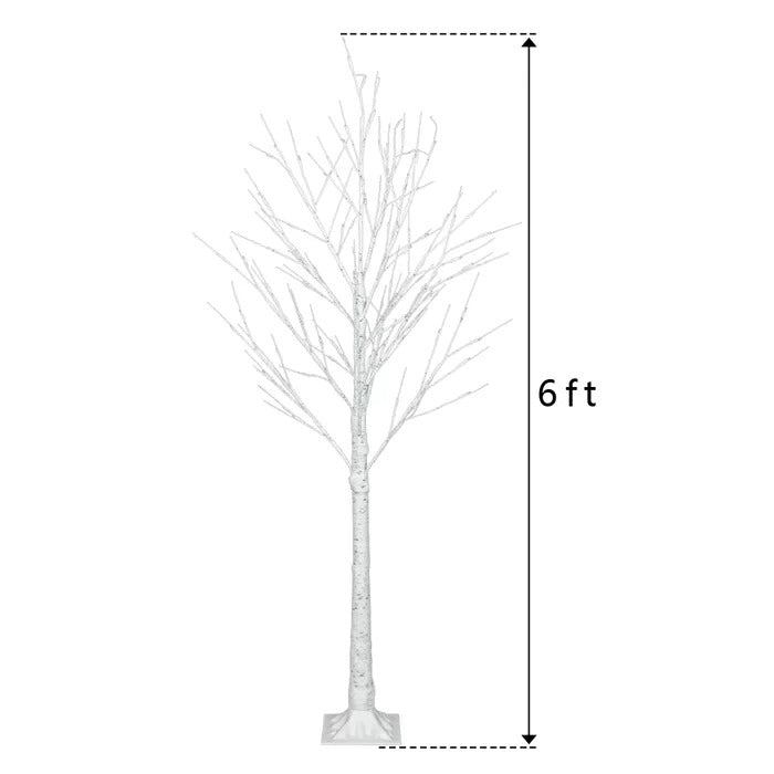 72'' Lighted Artificial Fir Christmas Tree