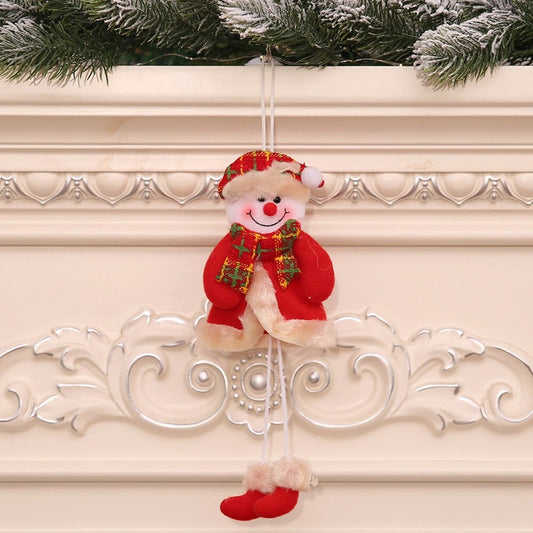 Christmas Tree Snowman Ornament Doll