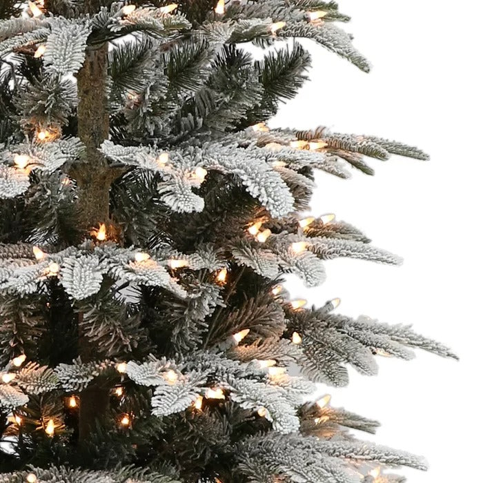 90'' Lighted Artificial Fir Christmas Tree