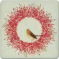 Christmas Slumber I Square Trivet