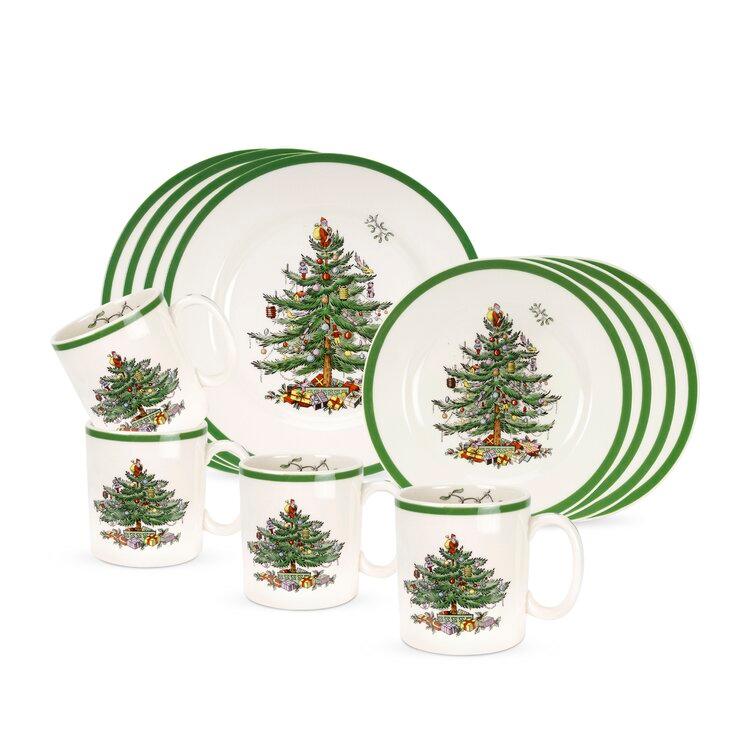 Christmas Tree Dinnerware Set