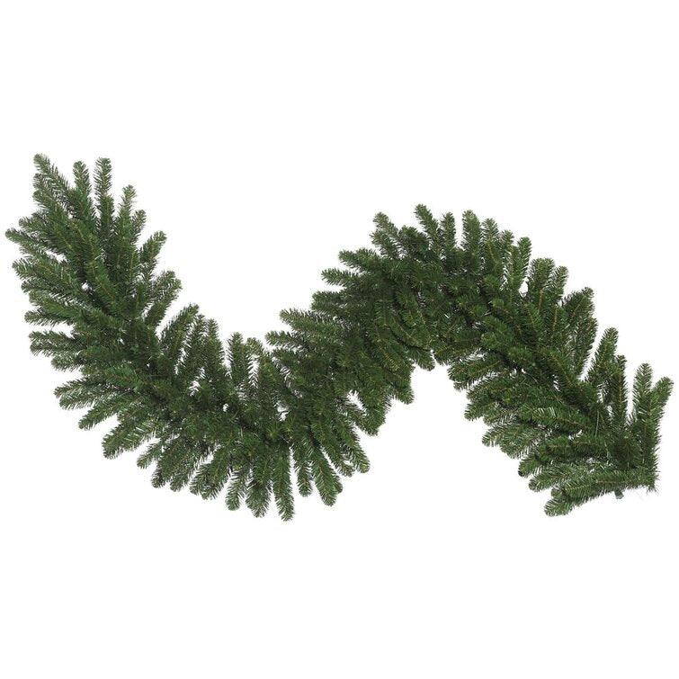 Customizable Christmas Tree & Greenery Set Oregon Fir with Clear/White Lights
