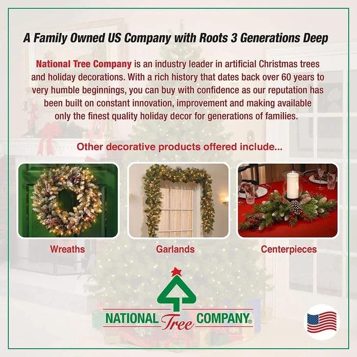 Dunhill Fir 90'' Lighted Artificial Fir Christmas Tree