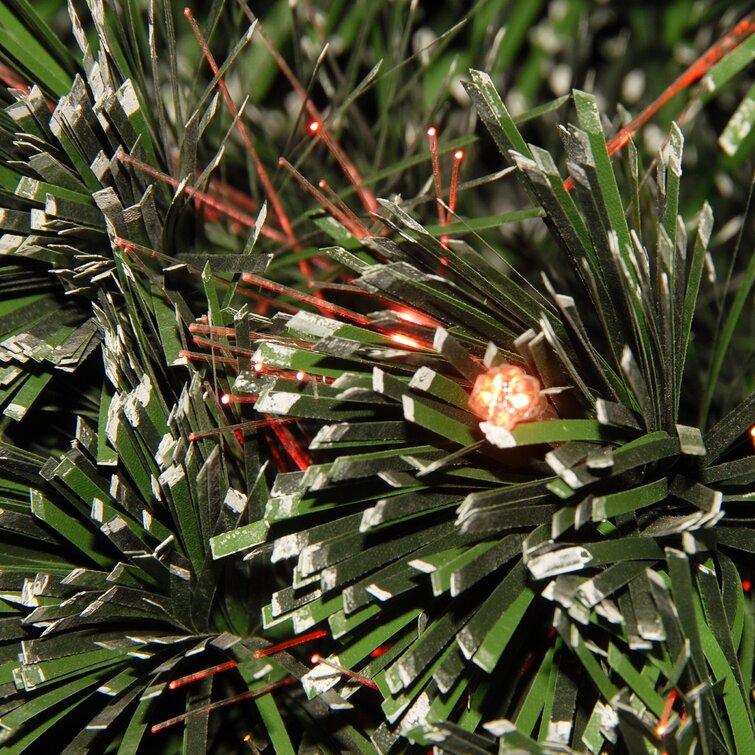 Fiber Optic Radiance 5' Green Spruce Artificial Christmas Tree with Multi-Color Lights