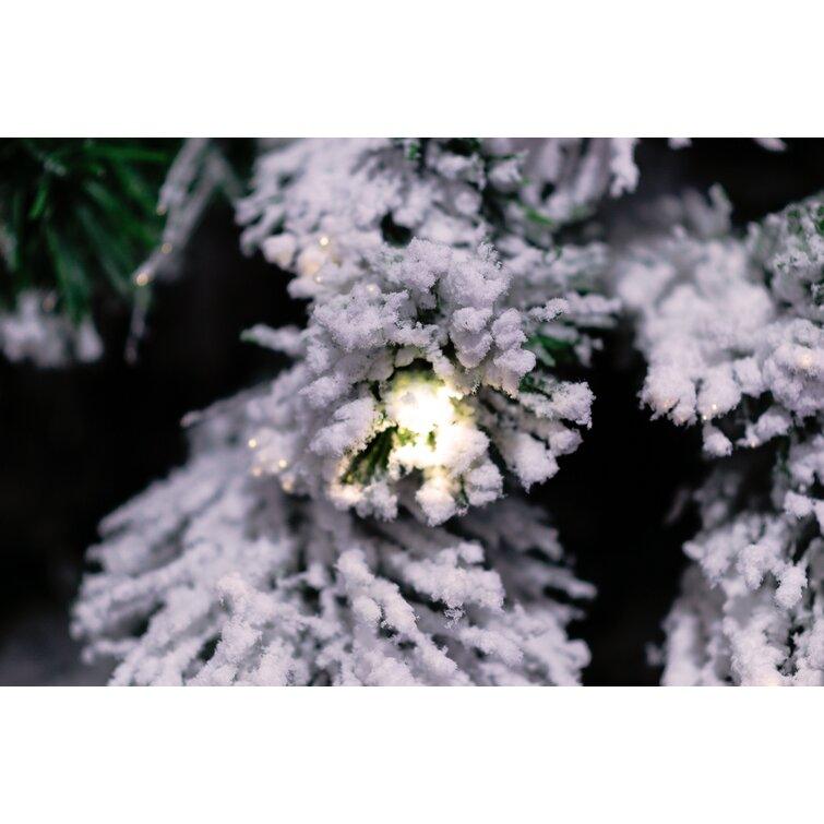 Fiber Optic Snow 6' White Pine Christmas Tree