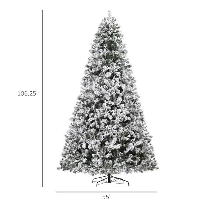 Lighted Artificial Fir Christmas Tree