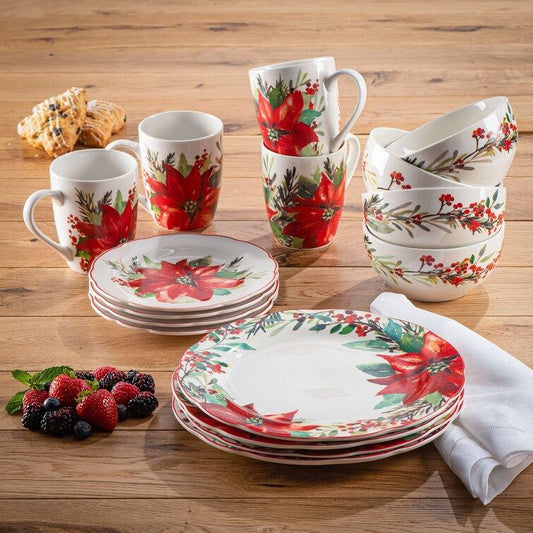 Maude Party 16 Piece Dinnerware Set, Service for 4